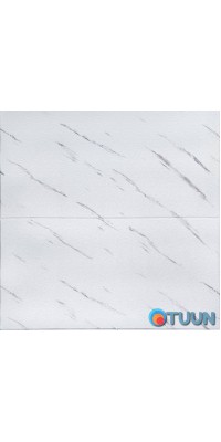 Self-adhesive 3D panel white marble tile 700x700x4mm (364) SW-00001142