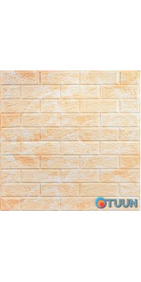 Decorative 3D panel self-adhesive brick Beige marble 700x770x5mm (062) SW-00000032