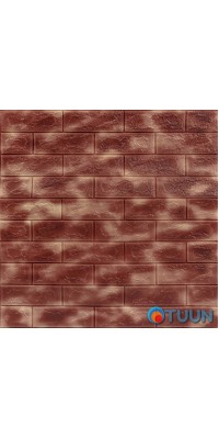 Decorative 3D panel self-adhesive brick Brown with gold Marble 700x770x5mm (361) SW-00000637