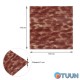 Decorative 3D panel self-adhesive brick Brown with gold Marble 700x770x5mm (361) SW-00000637