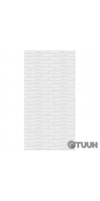 Self-adhesive 3D panel white masonry 3080x700x5mm SW-00001759
