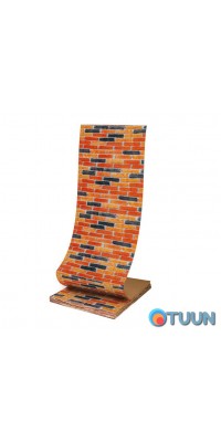 Self-adhesive 3D panel for beige-brown brick Ekaterinoslav 20000x700x3mm SW-00002570-