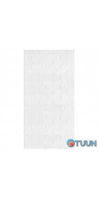 Self-adhesive 3D panel under white brick in a roll 3080x700x3mm (R001-3) SW-00001393