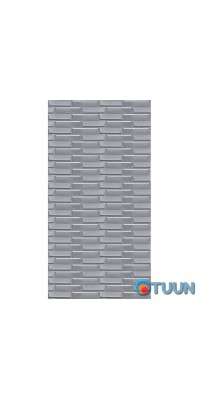 Self-adhesive 3D panel masonry silver 3080x700x5mm SW-00001760