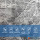 Self-adhesive 3D panel under black marble in a roll 3080x700x3mm (R061-3) SW-00001395