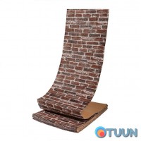 Самоклеющаяся 3D панель под красный екатеринослав кирпич 19600x700x3мм SW-00001333