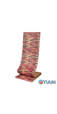 Self-adhesive 3D panel for beige-brown brick Ekaterinoslav 20000x700x3mm SW-00001357
