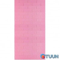 Self-adhesive 3D panel under pink brick 3080x700x3mm SW-00001757
