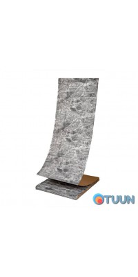 Self-adhesive 3D black marble panel in roll 19600x700x3mm (R061-3-20) SW-00001196