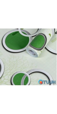 Self-adhesive film on paper base green trees 0.45x10m SW-00000797