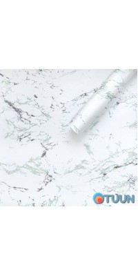 Self-adhesive film green-red marble 0.45x10m SW-00001272