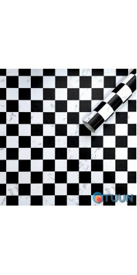 Self-adhesive film chess marble 0.45x10m SW-00001446