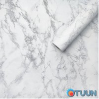 Самоклеющаяся пленка белый мрамор 0,45х10м SW-00001207