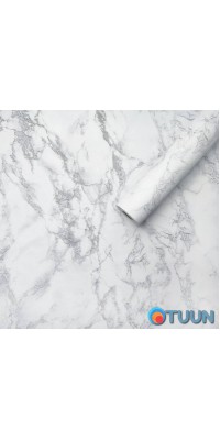 Self-adhesive film white marble 0.45x10m SW-00001207