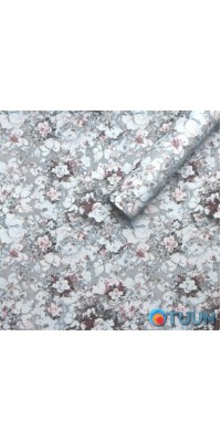 Self-adhesive film gray roses 0.45x10m SW-00001231