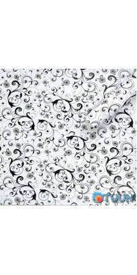 Self-adhesive film pattern flowers 0.45x10m SW-00001262