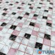 Self-adhesive film pink mosaic 0.45x10m SW-00001233