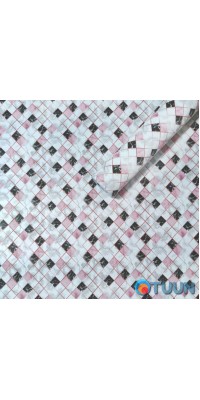 Self-adhesive film pink mosaic 0.45x10m SW-00001233