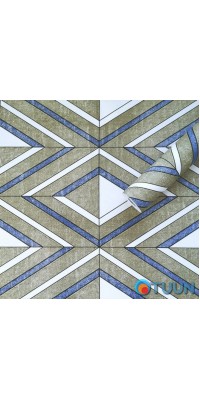 Self-adhesive film cornflower blue diamonds 0.45x10m SW-00001256