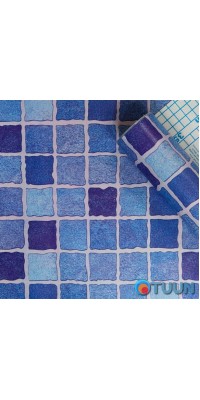 Self-adhesive film blue mosaic 0.45x10m SW-00000825