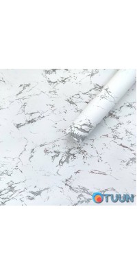 Self-adhesive film gray-red marble 0.45x10m SW-00001205