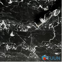 Самоклеющаяся пленка черный мрамор с белым 0,45х10мх0,07мм SW-00001280
