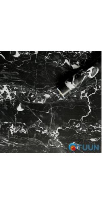Self-adhesive film black marble with white 0.45x10mx0.07mm SW-00001280