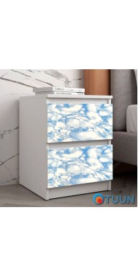 Self-adhesive film blue marble 0.45x10m SW-00000815