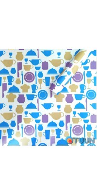 Self-adhesive film on paper base bright kitchen 0.45x10M SW-00000795