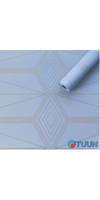 Self-adhesive film blue with gold 0.45x10m SW-00001218