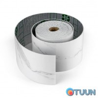 Плинтус виниловый самоклеющийся глянцевый 5000*100*2мм (D) SW-00002117