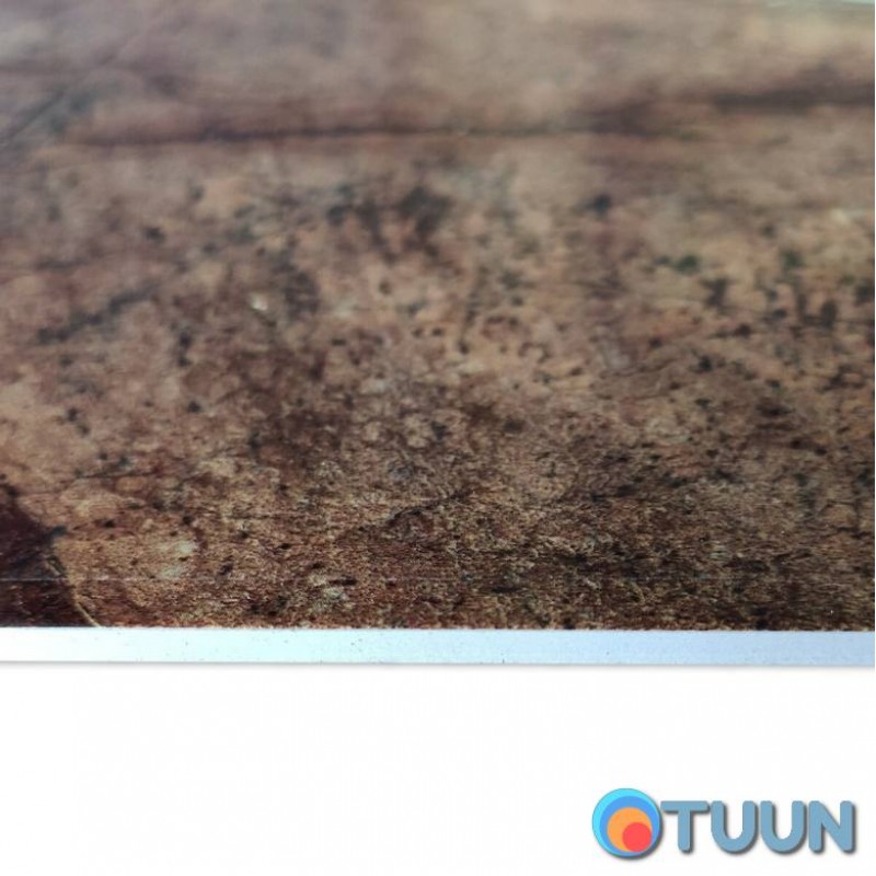 Decorative PVC slab brown marble 600*600*3mm (S) SW-00001622