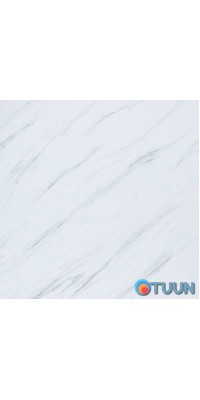 Декоративная ПВХ плита греческий белый мрамор 600*600*3mm (S) SW-00001623