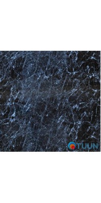 Декоративная ПВХ плита черный мрамор 600*600*3mm (S) SW-00001625