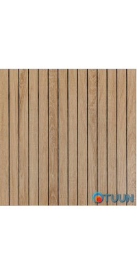 Vinyl self-adhesive coating 3D slats light almond 600*600*2.8mm (D) SW-00002204