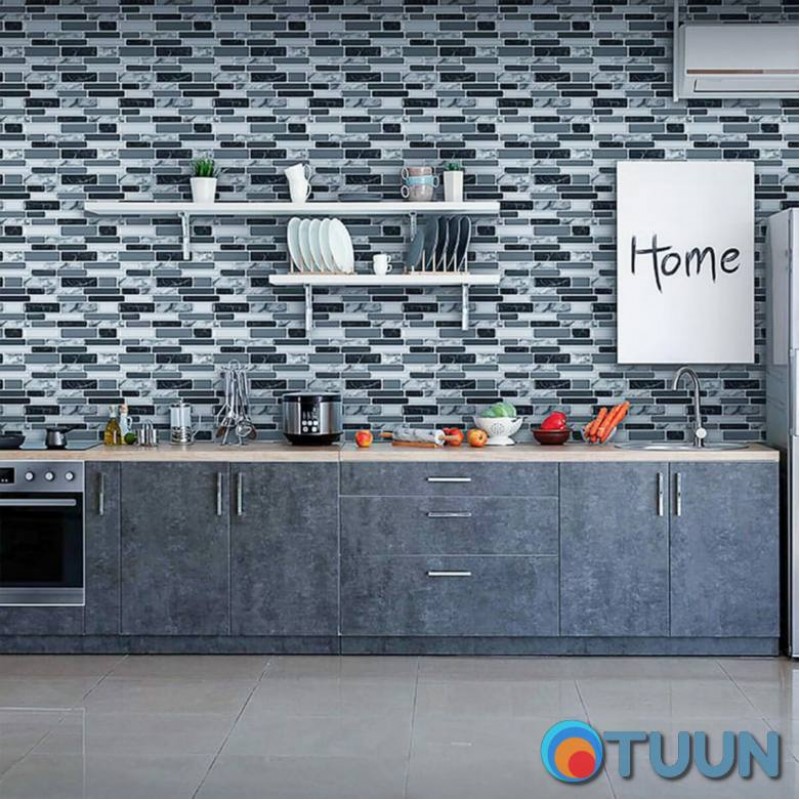 Self-adhesive polyurethane marble tile 305x305x1mm SW-00001174