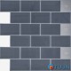 Self-adhesive polyurethane tile gray brick 305x305x1mm SW-00001153