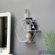 Wall shelf steel white hexagon 290*255*100mm (D) SW-00001637