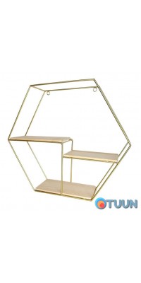Wall shelf hexagon XL 480*420*120mm (D) SW-00001638