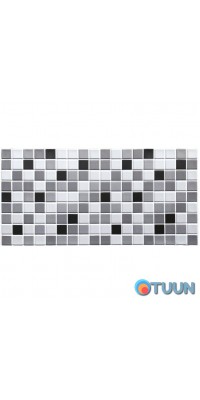 Decorative PVC panel black and white mosaic 960x480x4mm SW-00001432