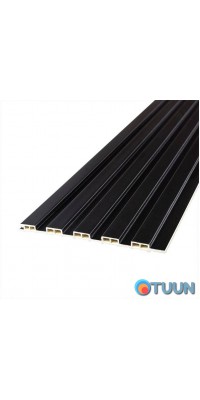 Decorative WPC wall strip anthracite 3000x150x9mm SW-00001869