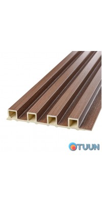Decorative WPC wall strip cappuccino 3000x160x23mm SW-00001538