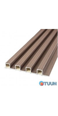 Decorative WPC wall strip light walnut 3000x160x23mm SW-00001853