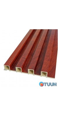 Decorative WPC wall strip mahogany 3000x160x23mm SW-00001531-