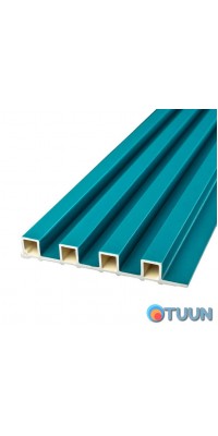 Decorative WPC wall strip dark turquoise 3000x160x23mm SW-00001863