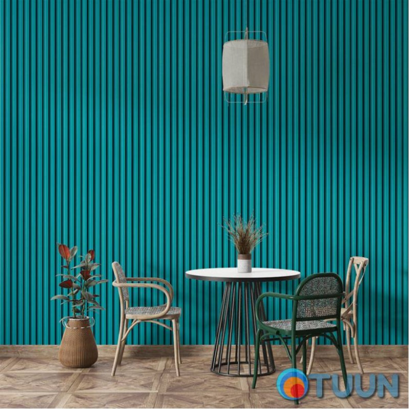 Decorative WPC wall strip dark turquoise 3000x160x23mm SW-00001863
