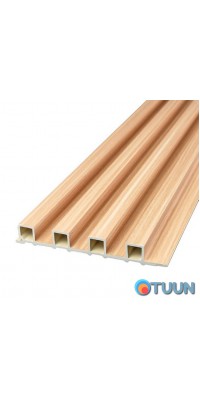 Decorative WPC wall strip light oak 3000x160x23mm SW-00001854