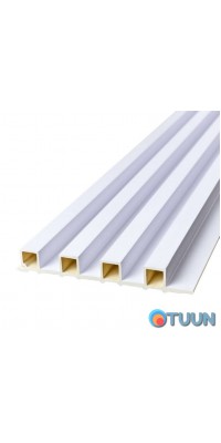 Decorative WPC wall strip mother-of-pearl 3000x160x23mm SW-00001533
