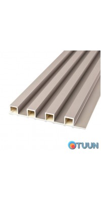 Decorative WPC wall strip mocha 3000x160x23mm SW-00001859