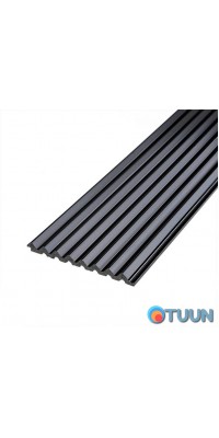Decorative strip PS black 2900x120x11mm SW-00002148